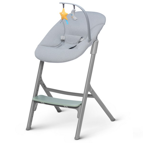Kinderkraft Livy High Chair - Olive Green + Calmee Transat