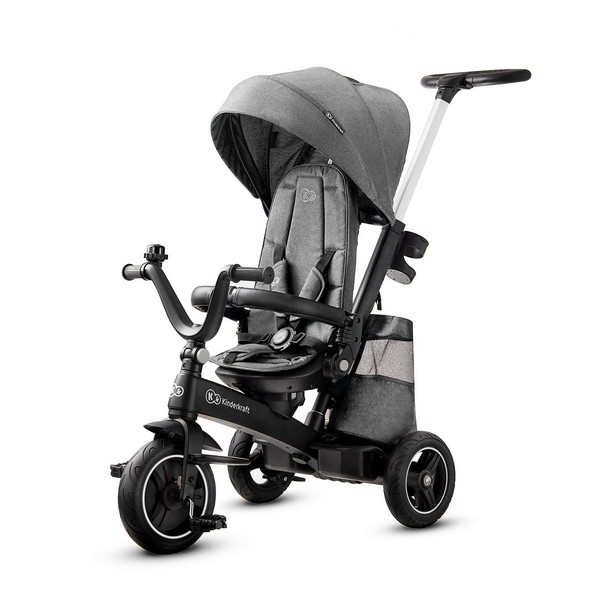 Tricycle Kinderkraft Easytwist - Platinum Grey