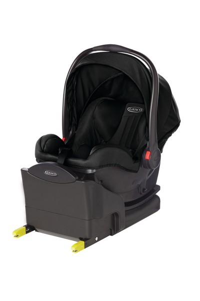 Graco SnugRide i-Size Car Seat 0-13kg - Midnight Black + SnugRide i-Size Base