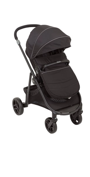 Poussette Graco Transform + Nacelle - Black