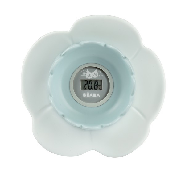 Béaba Lotus Bath Thermometer - Green Blue