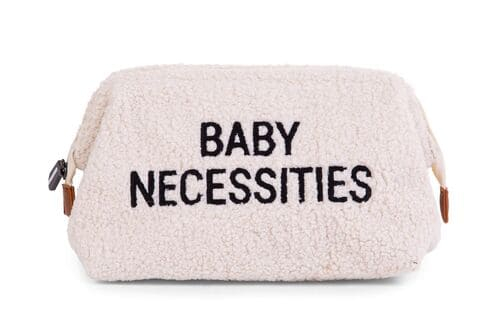 Childhome Baby Necessities Toilet Bag - Teddy Ecru