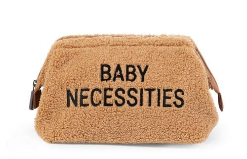Childhome Baby Necessities Toilet Bag - Teddy Beige
