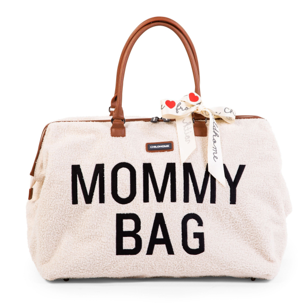 Sac à Langer Childhome Mommy Bag - Teddy Ecru