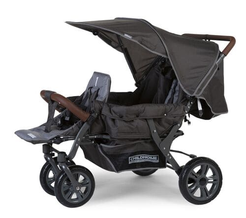 Childhome Triplet 3 Seater Stroller - Anthracite