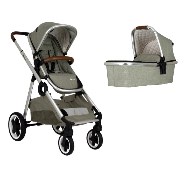 Poussette Qtus DuetPro + Nacelle - Vert