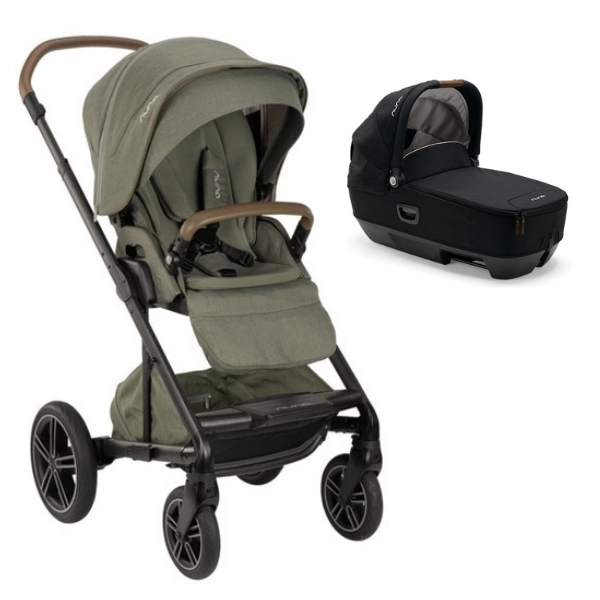 Poussette Nuna Mixx Next - Pine + Nacelle Cari Next - Caviar