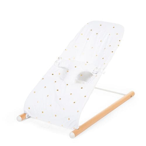 Childhome Evolux Lounger Cover - Gold Dots