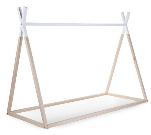 Childhome Tipi Bed Frame 90x200cm - Natural/White