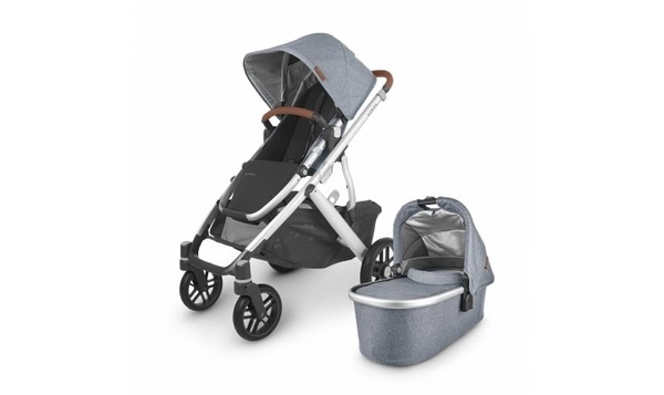 Poussette UPPAbaby Vista V2 + Nacelle - Gregory Blue