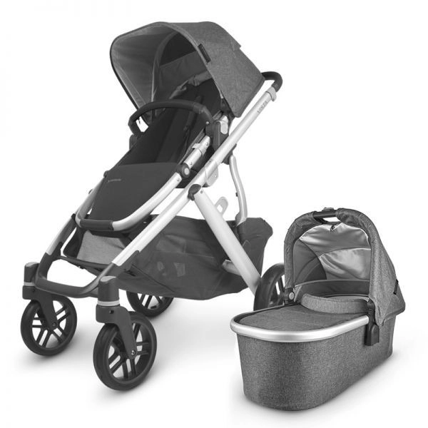 Poussette UPPAbaby Vista V2 + Nacelle - Jordan Grey