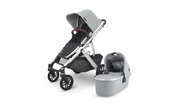 Poussette UPPAbaby Vista V2 + Nacelle - Stella Light Grey