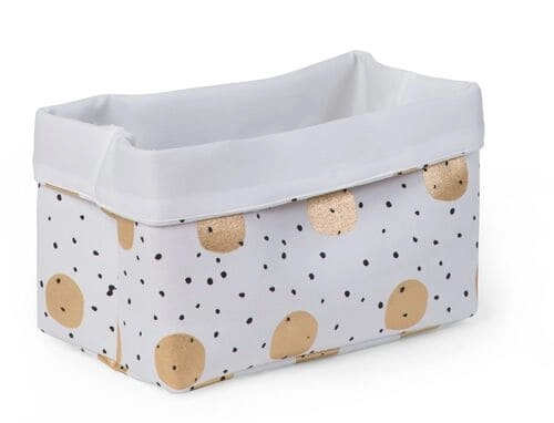 Panier 32x20x20cm Childhome - Gold Dots