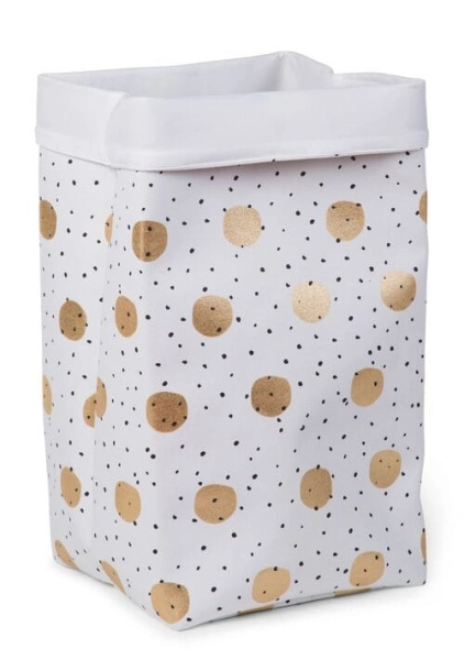 Panier 32x32x60cm Childhome - Gold Dots