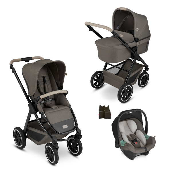 Poussette ABC Design Samba + Nacelle + Coque Auto Tulip Diamond Edition - Herb (2022)