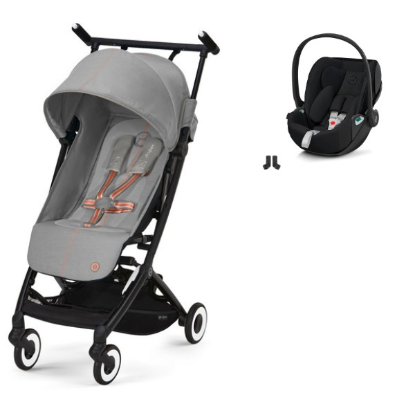 Poussette Cybex Libelle - Lava Grey + Coque Auto Cloud T i-Fix - Sepia Black (2023)