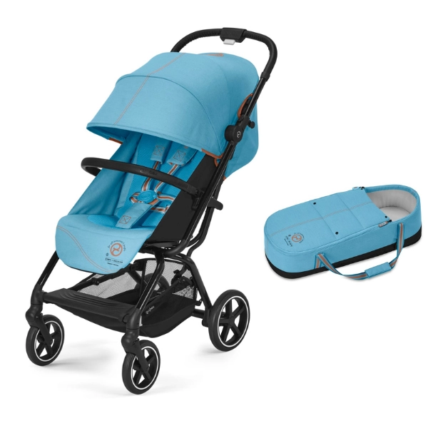 Poussette Cybex Eezy S PLUS 2 + Cocoon S - Beach Blue (2022)