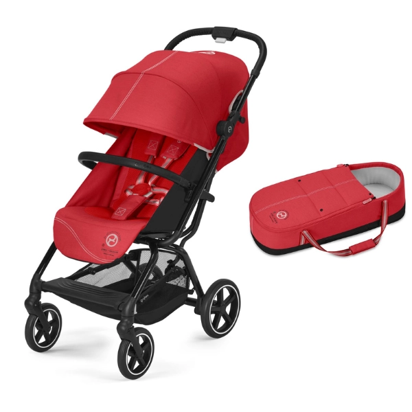 Poussette Cybex Eezy S PLUS 2 + Cocoon S - Hibiscus Red (2022)