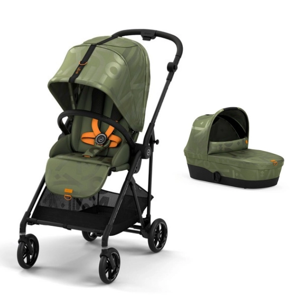 Poussette Cybex Melio Street + Nacelle - Olive Green (2022)