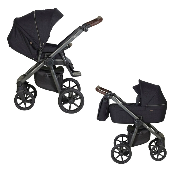 Poussette Quax Crooz + Nacelle Convertible - Black