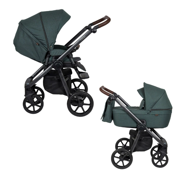 Poussette Quax Crooz + Nacelle Convertible - Moss