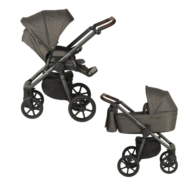 Poussette Quax Crooz + Nacelle Convertible - Chevron Brown