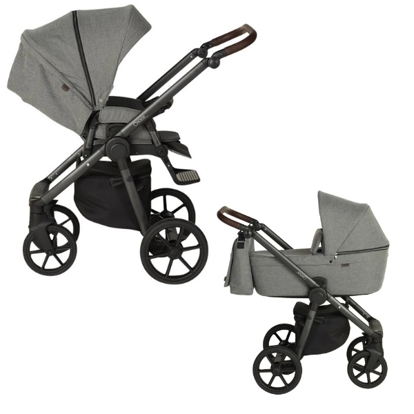 Poussette Quax Crooz + Nacelle Convertible - Titanium