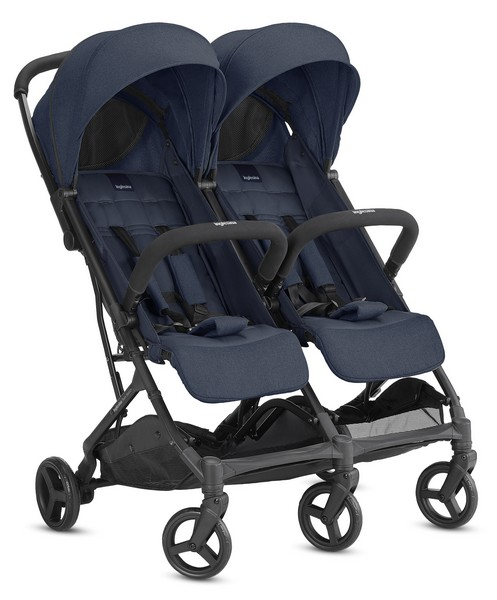 Poussette Double Tandem Poussette Buggy 2 Sièges Poussette Berceau  Réversible for Jumeaux, Poussette Bébé Twins-Cosy Compact Twin Poussette,  Poussette