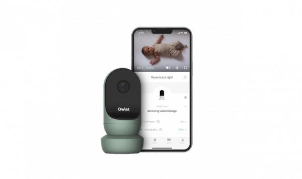 Babyphone Owlet Cam 2 - Vert Sauge