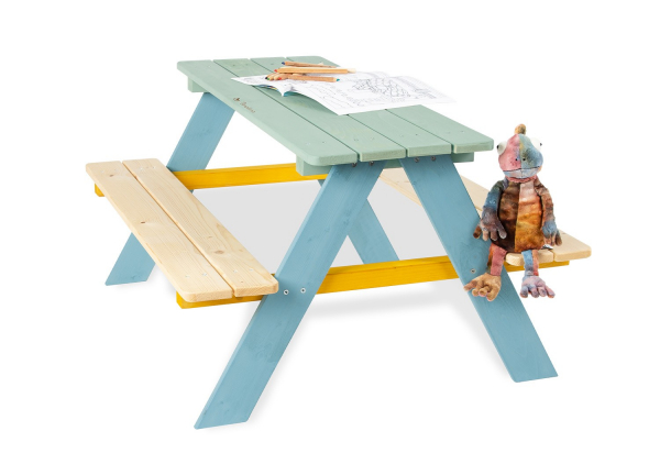 Ensemble Table-Bancs Pinolino Nicki - Multicolore
