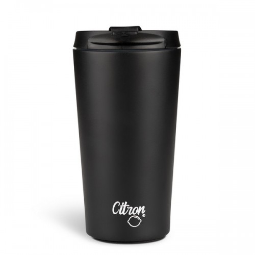 Mug Isotherme 370ml Citron - Black