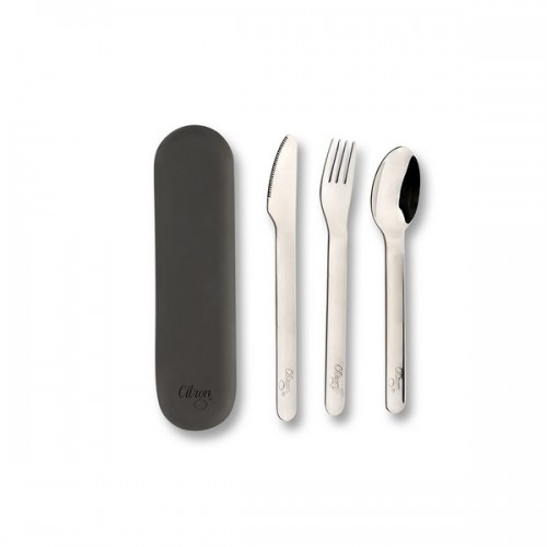 Lemon Cutlery Set - Black