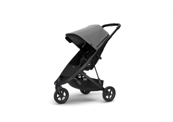 Poussette Thule Spring - Châssis Black/ Canopy Grey Melange