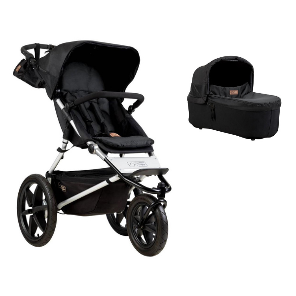 Poussette Mountain Buggy Terrain + Nacelle Plus - Onyx