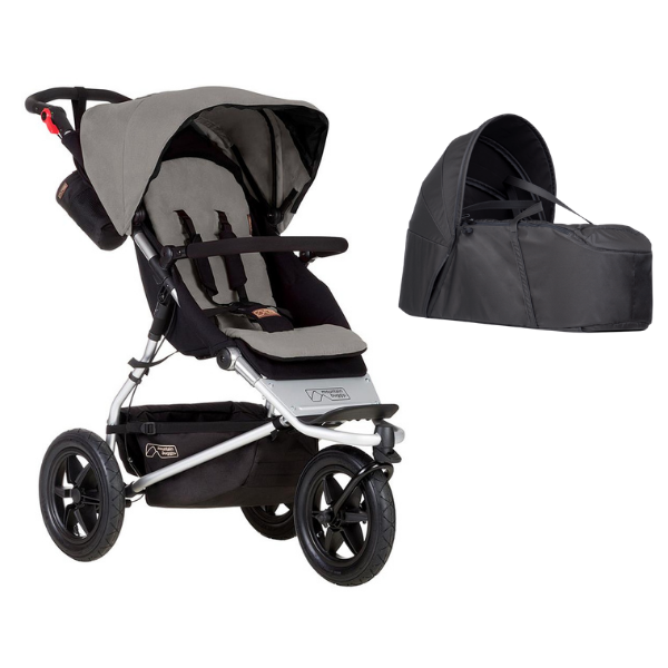Poussette Mountain Buggy Urban Jungle - Silver + Cocoon V2