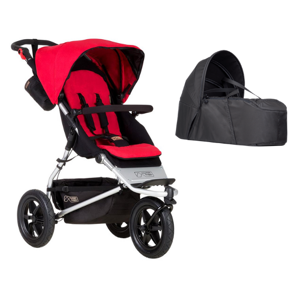 Poussette Mountain Buggy Urban Jungle - Berry + Cocoon V2