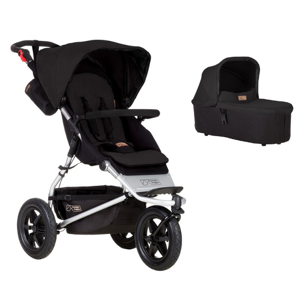 Poussette Mountain Buggy Urban Jungle + Nacelle Plus - Black