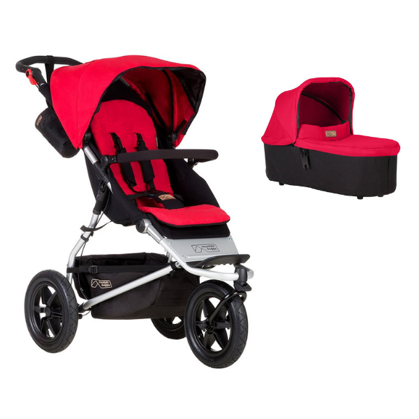 Mountain Buggy Urban Jungle + Carrycot Plus - Berry