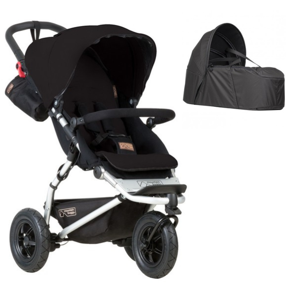 Poussette Mountain Buggy Swift - Black + Cocoon V2