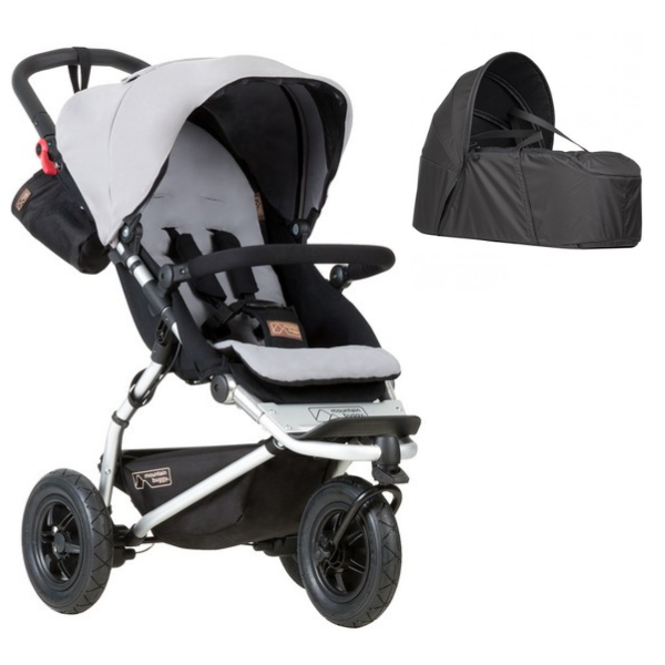 Poussette Mountain Buggy Swift - Silver + Cocoon V2