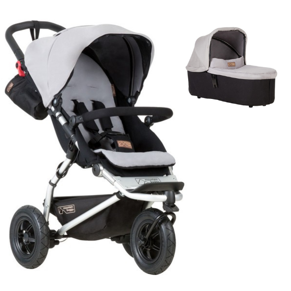 Poussette Mountain Buggy Swift + Nacelle Plus - Silver