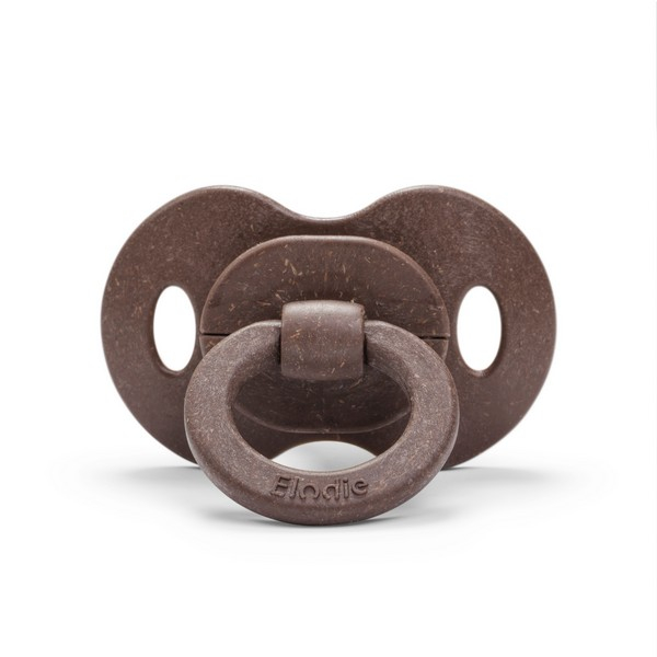 Elodie Natural Rubber Pacifier 3+ months - Chocolate