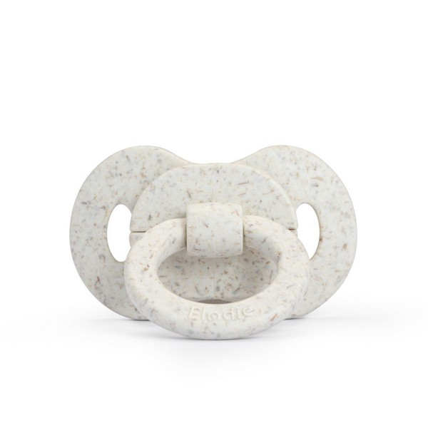 Elodie Natural Rubber Pacifier 0-6 months - Vanilla White