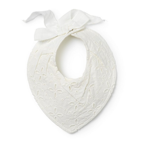 Elodie Teething Bib - Embroidery Anglaise