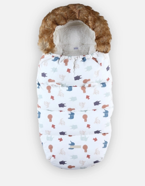 Noukie's Mix &amp; Match footmuff - White