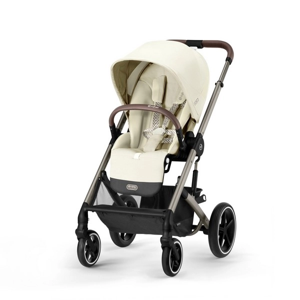 Poussette Cybex Balios S Lux - Châssis Taupe/ Seashell Beige