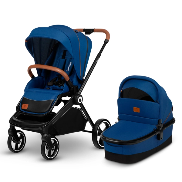 Poussette Lionelo Mika + Nacelle - Blue Navy