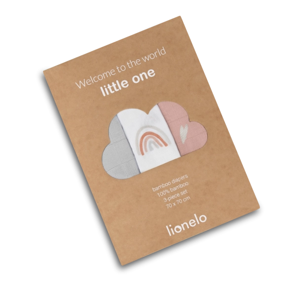 Lionelo Bamboo Nappies - Rainbow