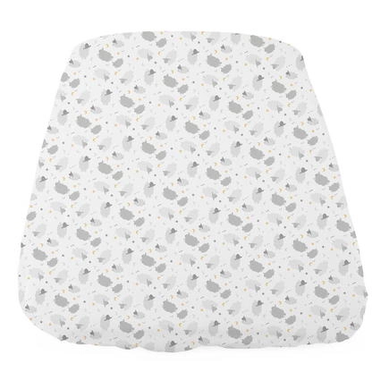 Draps Housse Cododo Chicco Next2Me Forever (lot de 2) - Grey Sheep