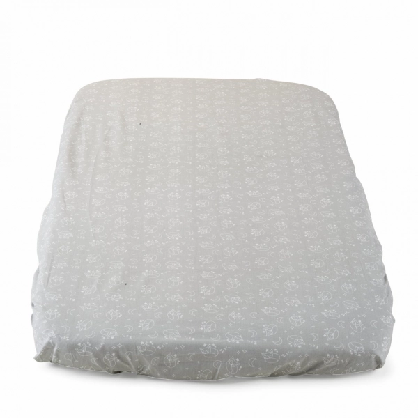 Fitted Sheet Cododo Chicco Next2Me - Grey Fox